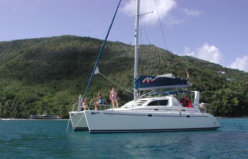 Anchored in Cane Garden Bay